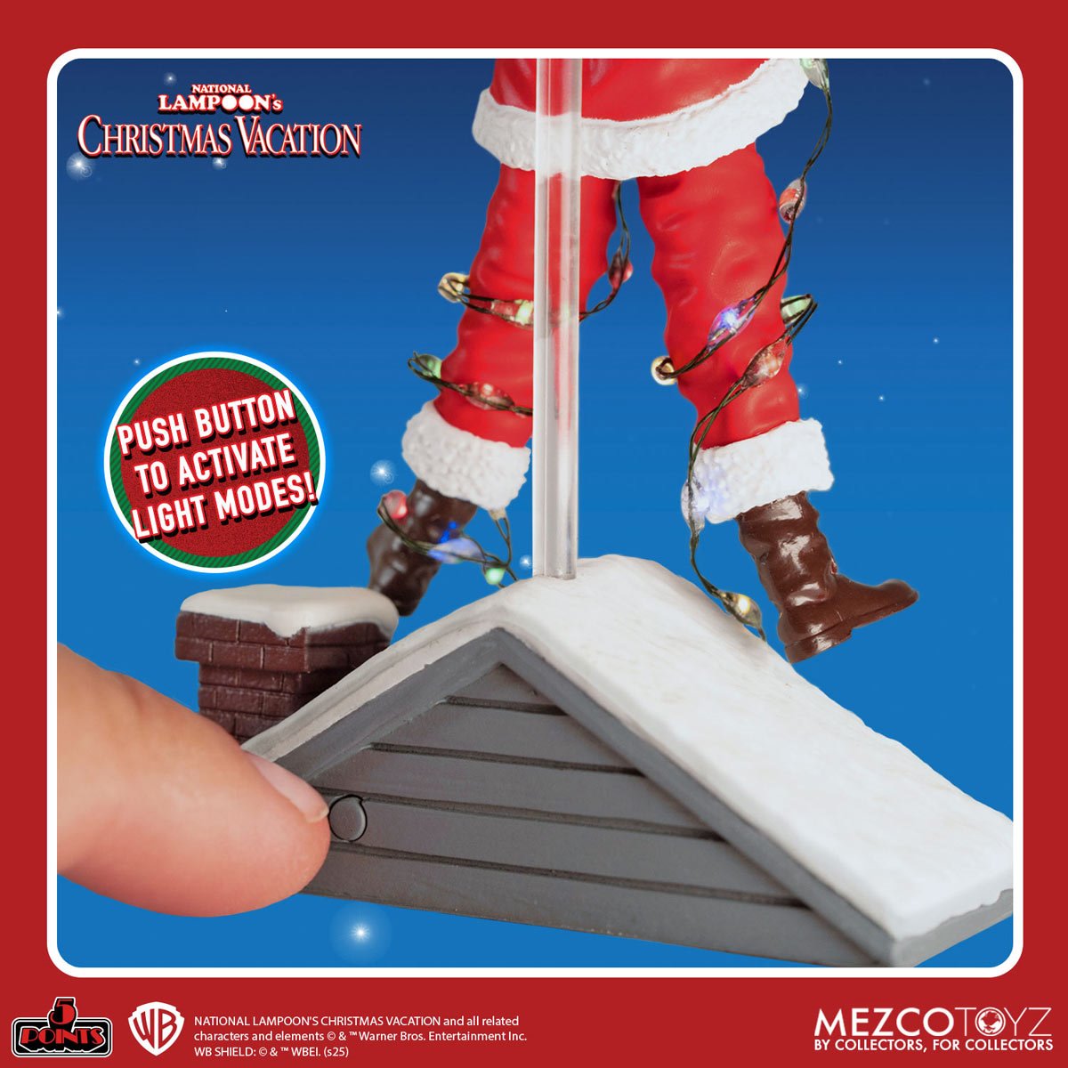 National Lampoon's Christmas Vacation Light Shock Clark Griswold 5 Points Action Figure