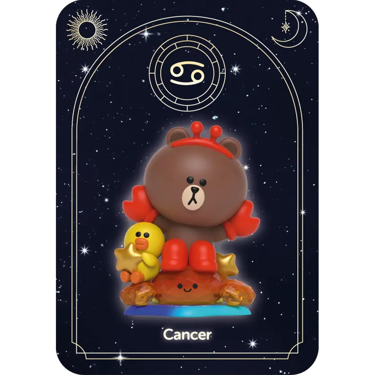 Line Friends x Kwistal Horoscope Series Primus Mini-Figure Display Tray of 6