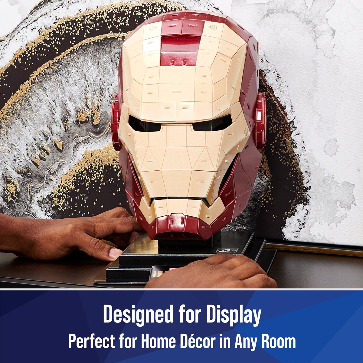 Marvel Iron Man 3D Puzzle Model Kit with Stand