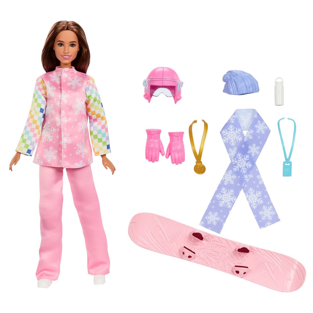 Barbie Snowboarder Accessories and Doll