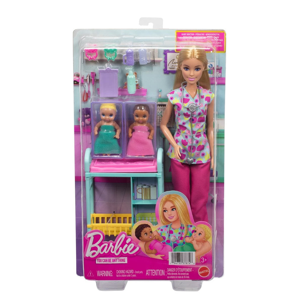 Barbie Careers Baby Doctor Doll with Blonde Hair