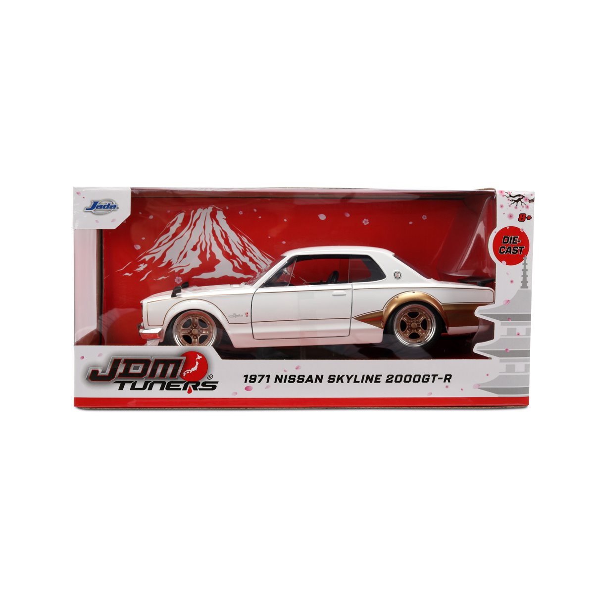 JDM Tuners 1971 Nissan Skyline 2000GT-R 1:24 Scale Die-Cast Metal Vehicle