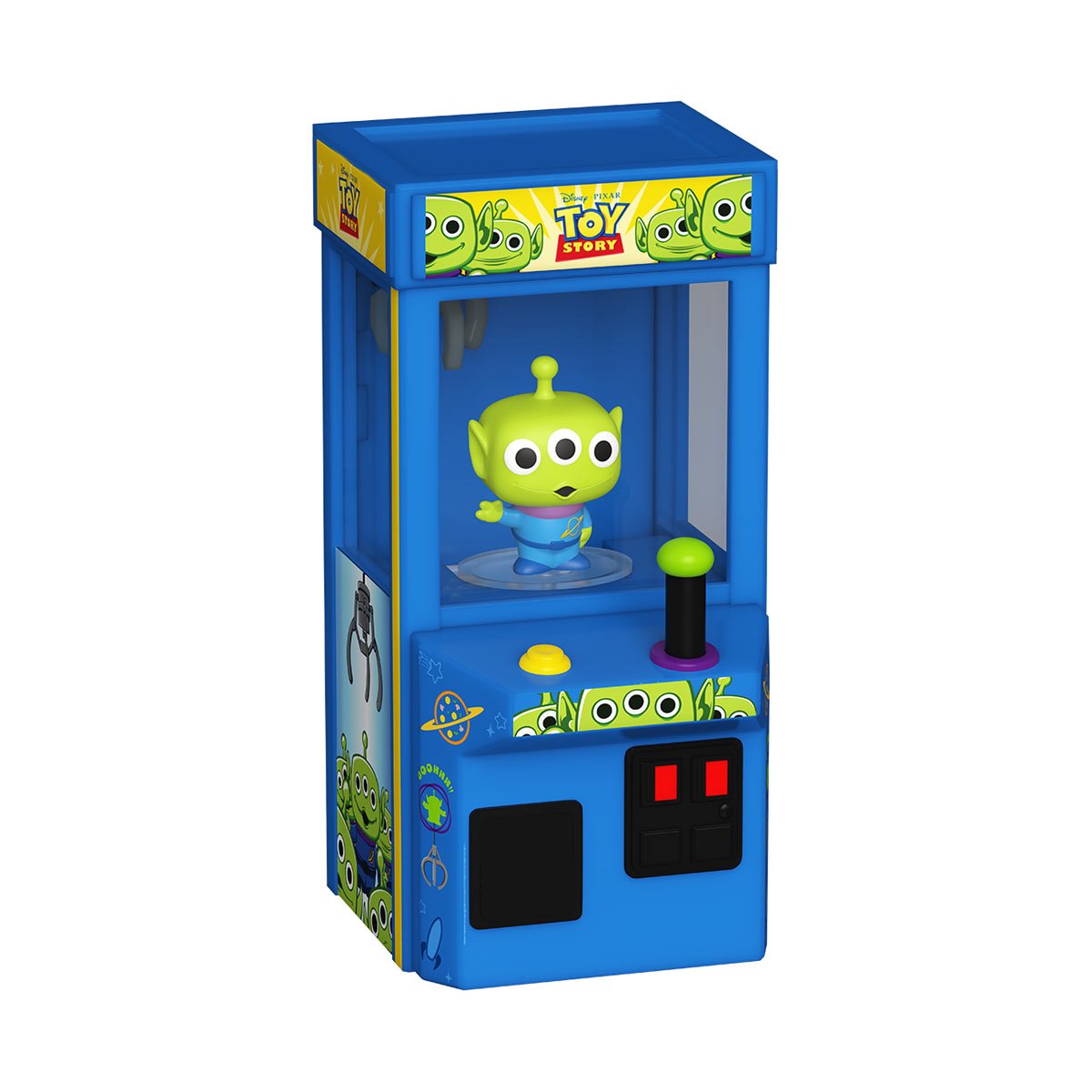 Toy Story Alien Claw Glow-in-the-Dark 8-Bit Funko Bitty Pop! Arcade Cabinet