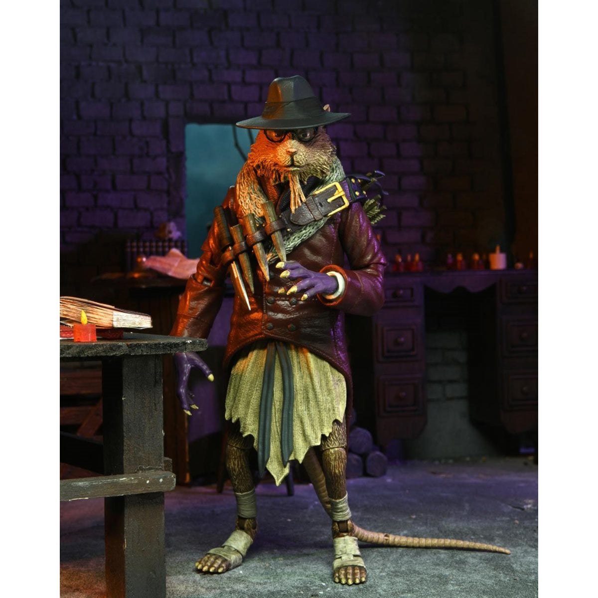 Universal Monsters x Teenage Mutant Ninja Turtles Ultimate Splinter as Van Helsing 7-Inch Scale Action Figure