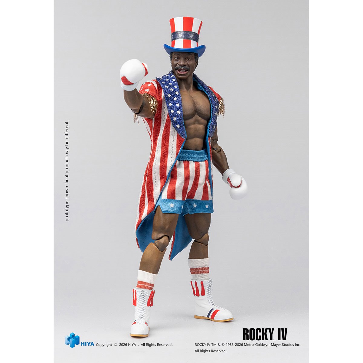 Rocky IV Apollo Creed Exquisite Super Series 1:12 Scale Action Figure