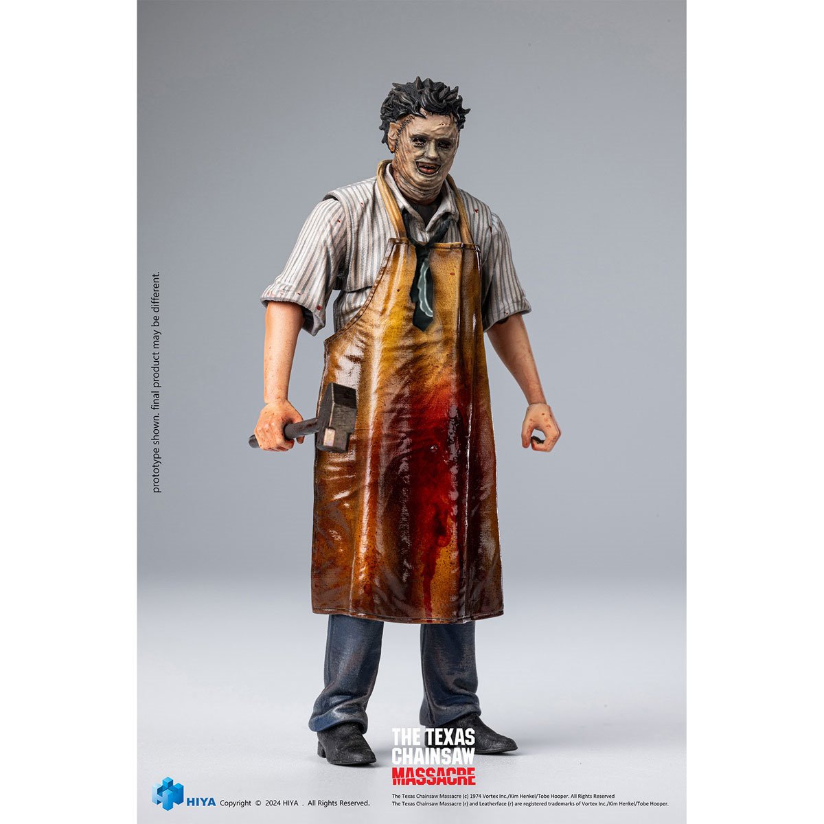Texas Chainsaw Massacre 1974 Exquisite Mini Leatherface Killing Mask 1:18 Scale Action Figure - Previews Exclusive
