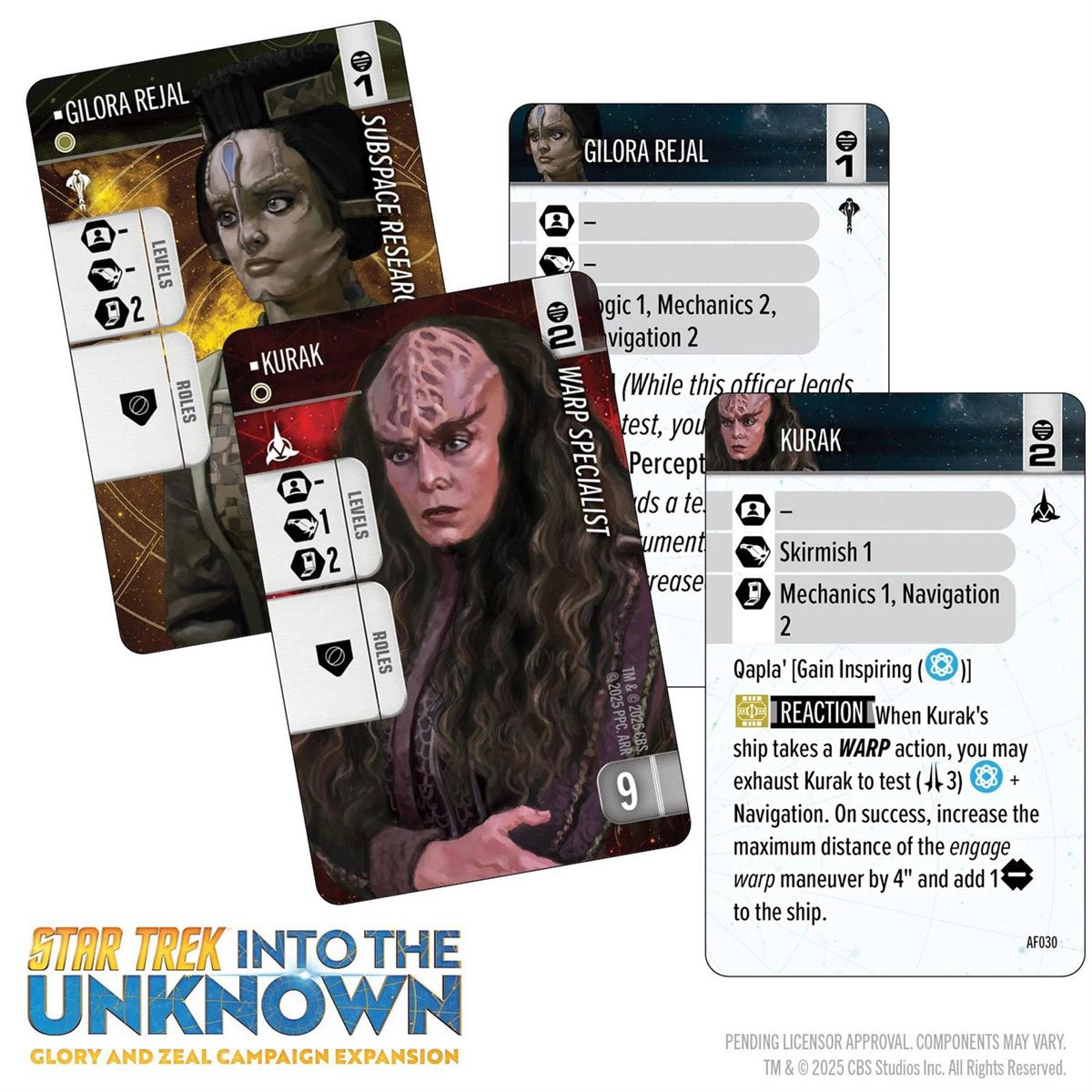 Star Trek: Into the Unknown Glory and Zeal Campaign Expansion Accessory Pack
