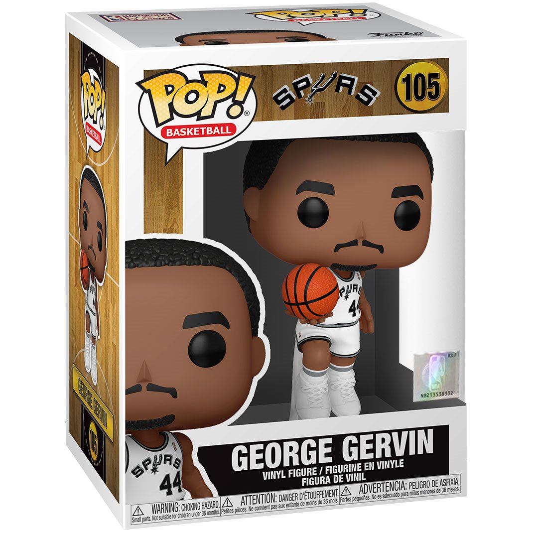 NBA: Legends George Gervin (Spurs Home) Funko Pop! Vinyl Figure #105