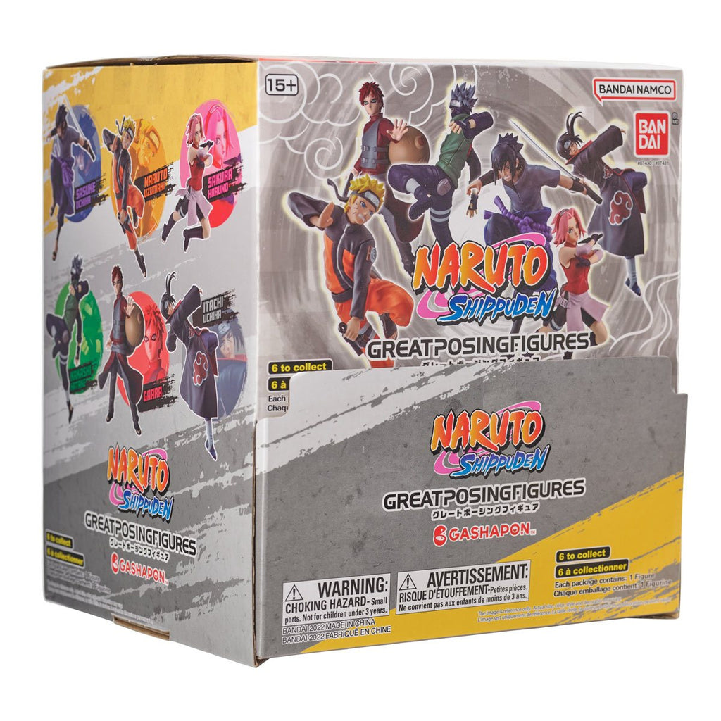 Naruto Shippuden Posed Blind Mini-Figure Display Box of 24