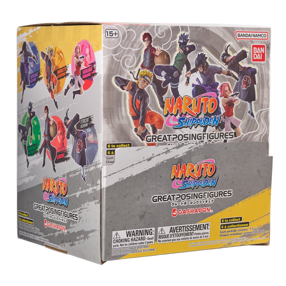 Naruto Shippuden Posed Blind Mini-Figure Display Box of 24
