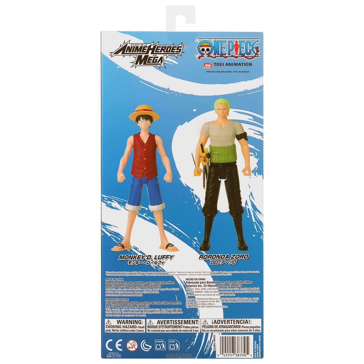 One Piece Anime Heroes Roronoa Zoro 12-Inch Scale Action Figure