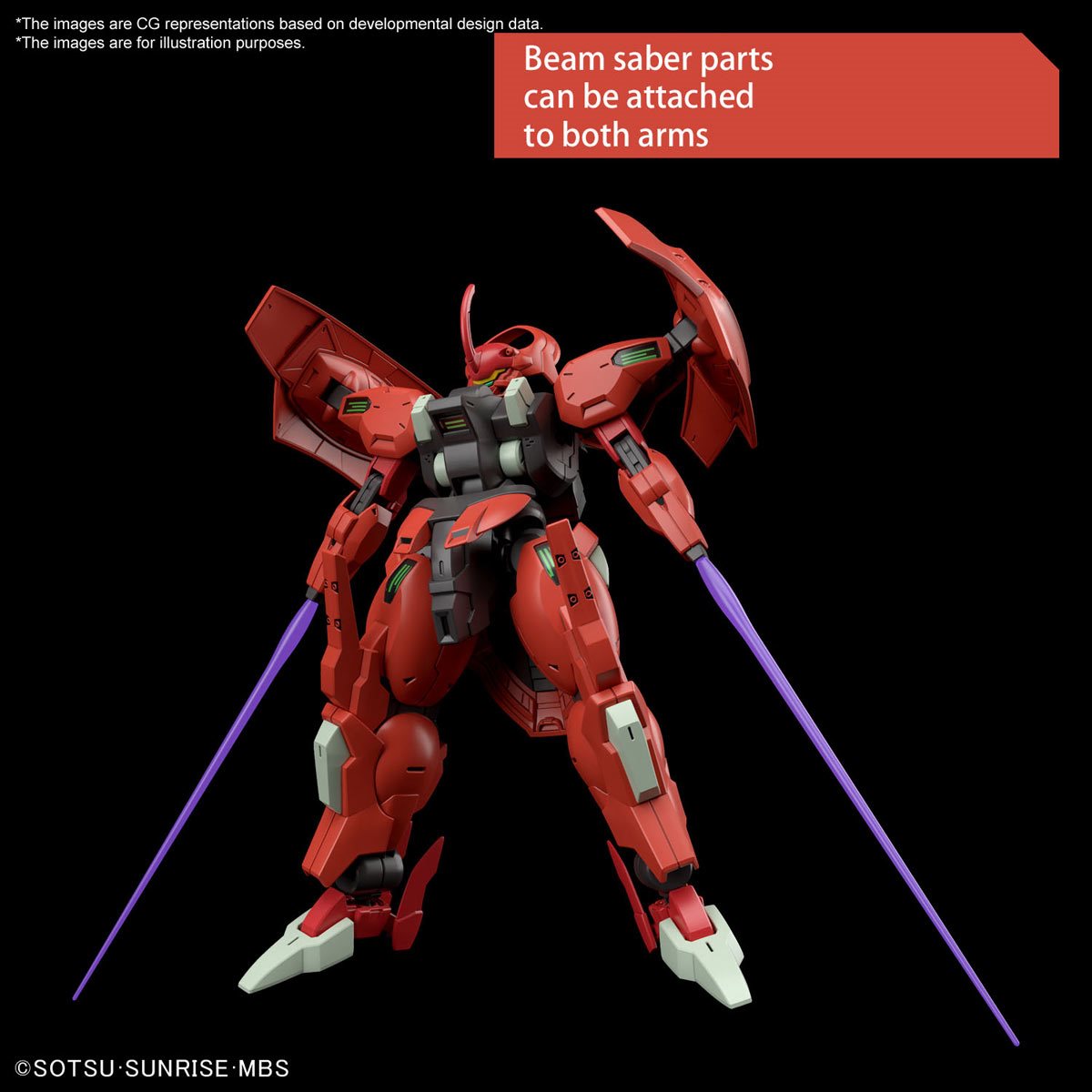 Mobile Suit Gundam: The Witch from Mercury Darilbalde High Grade 1:144 Scale Model Kit