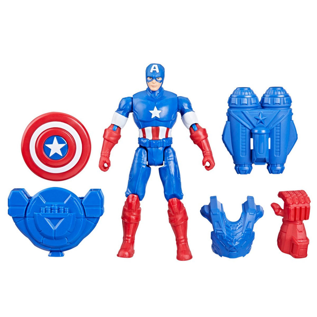 Avengers Epic Hero Series Battle Gear Captain America 4-Inch Action Figure