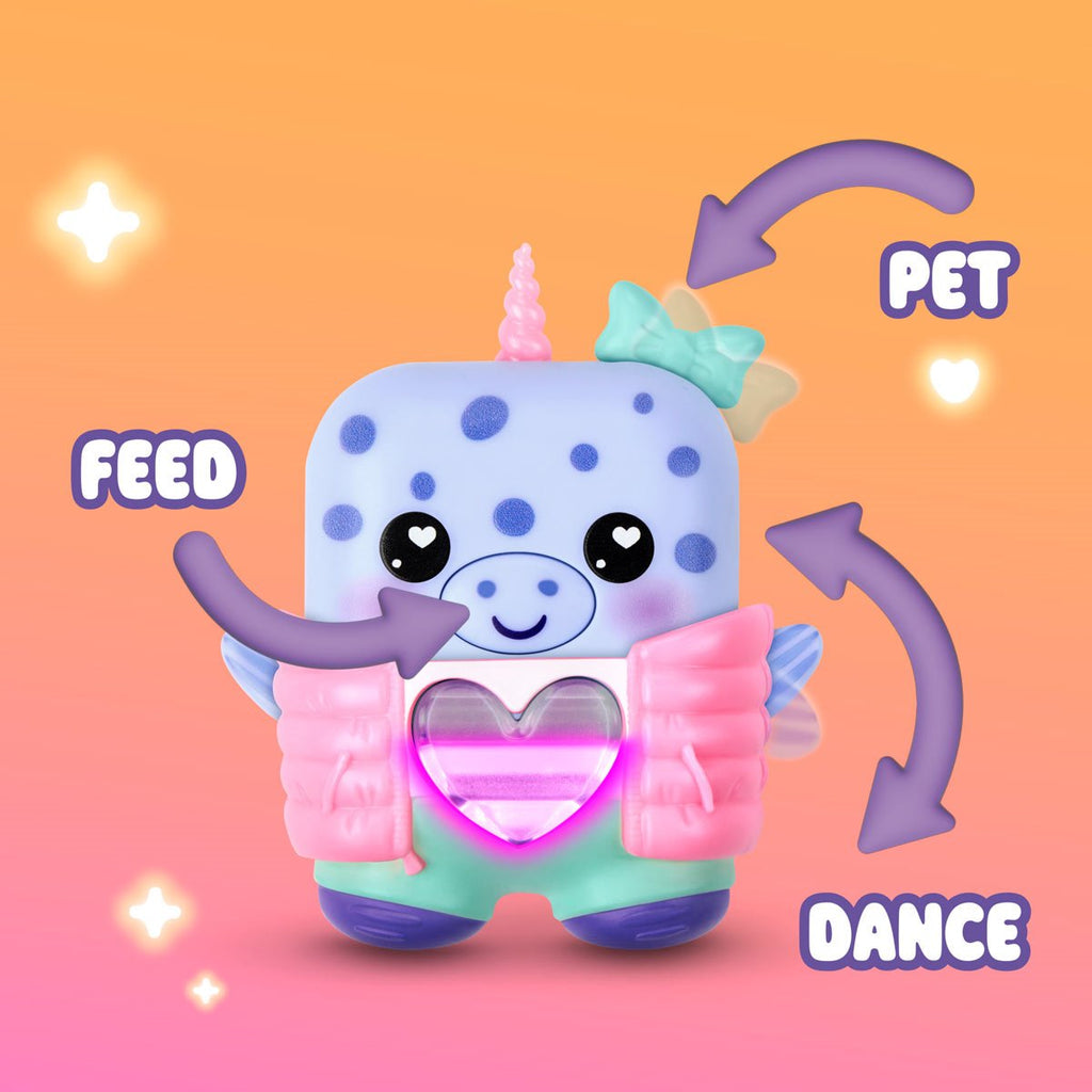 Nano-mals Blubby the Narwhal Electronic Pet Toy