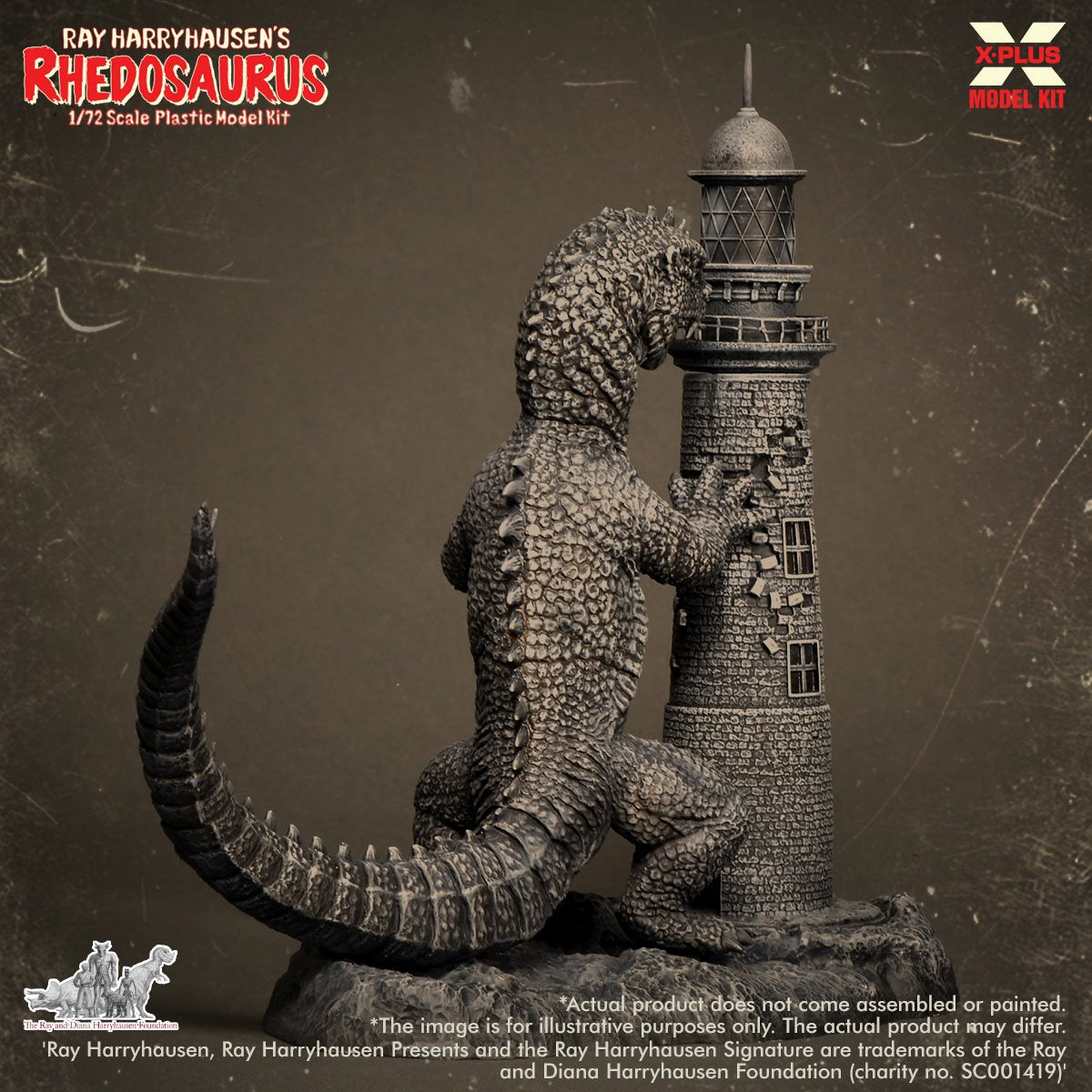 Ray Harryhausen Rhedosaurus 1:72 Scale Model Kit