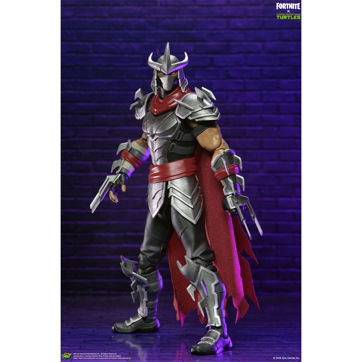 Teenage Mutant Ninja Turtles x Fortnite Shredder 7-Inch Scale Action Figure