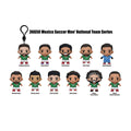 Mexico Soccer Men's National Team 3D Foam Bag Clip Display Case of 24