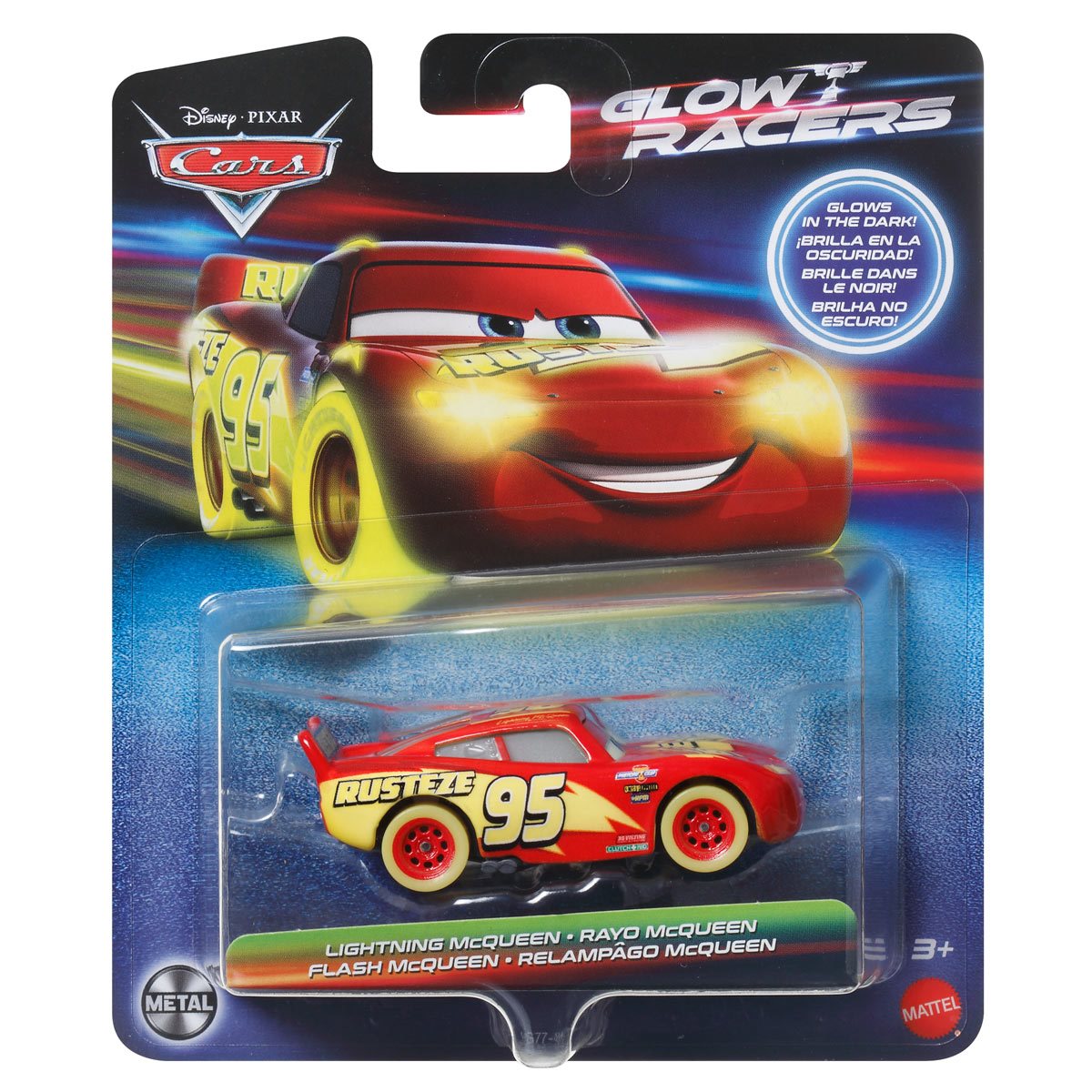Disney and Pixar Cars Glow Racers Vehicle Case of 8
