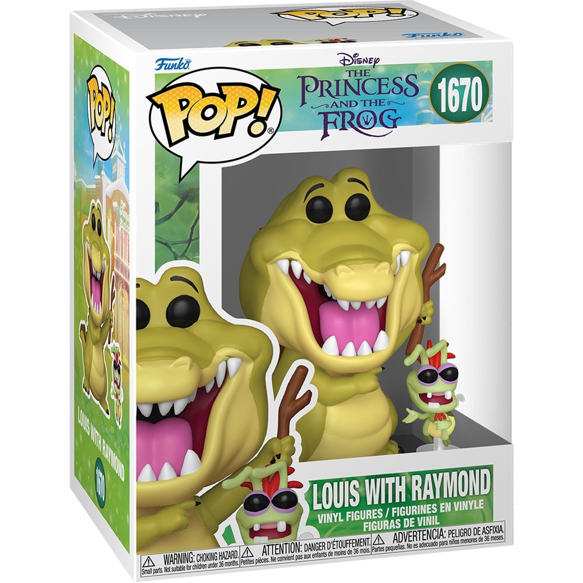 Princess and the Frog Louis with Raymond Funko Pop! Vinyl Figure and Buddy #1670