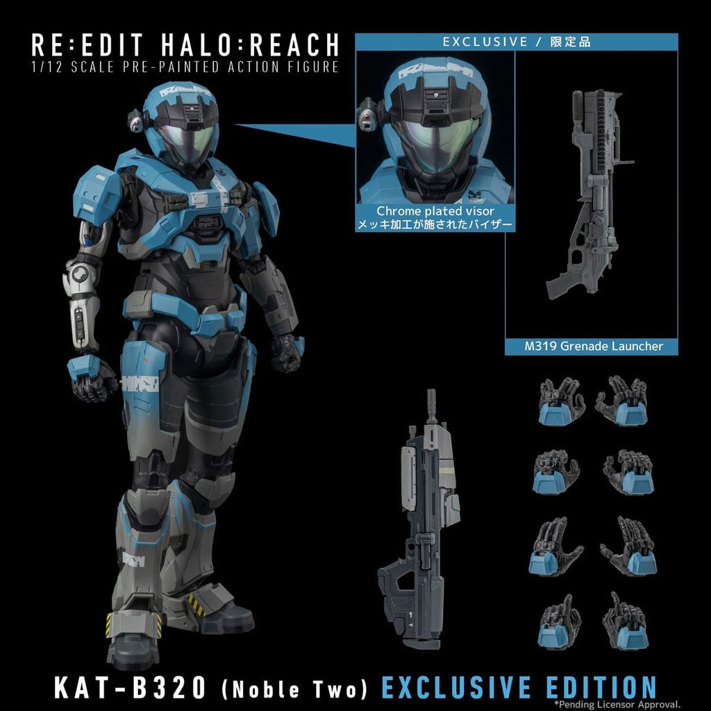 Halo: Reach RE:EDIT KAT B-320 Noble Two 1:12 Scale Action Figure - Previews Exclusive