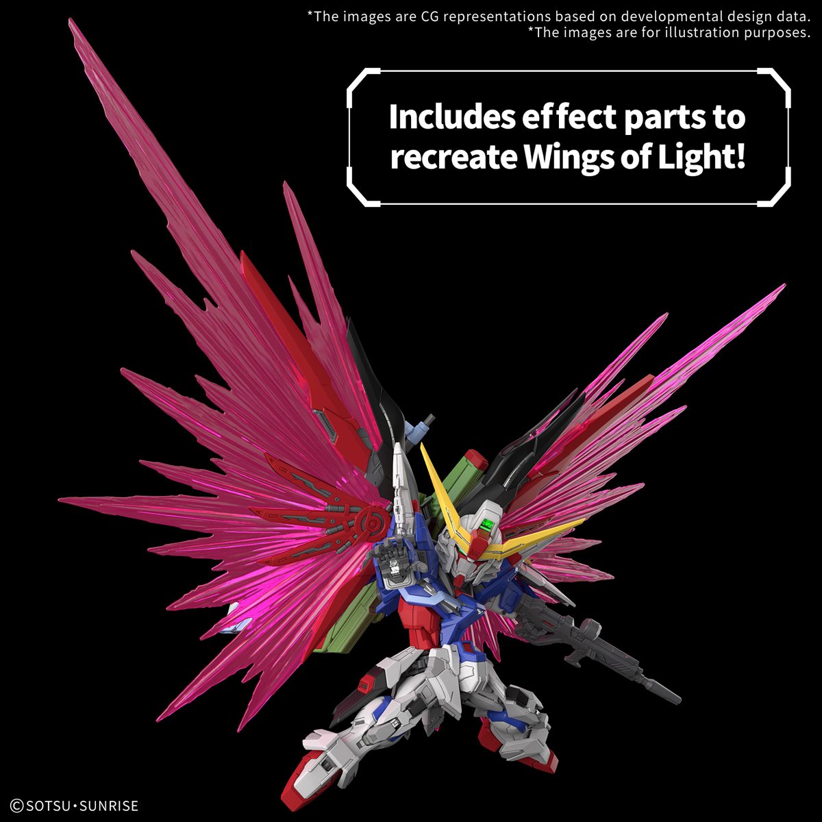 Mobile Suit Gundam Seed Destiny Destiny Gundam Master Grade SD MGSD Model Kit