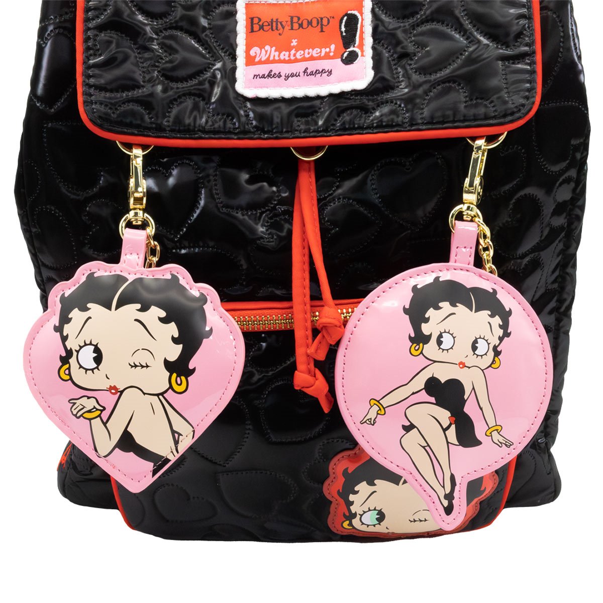 Betty Boop Mystery Blind-Bag Icons Padded Vinyl Bag Charms Case of 12