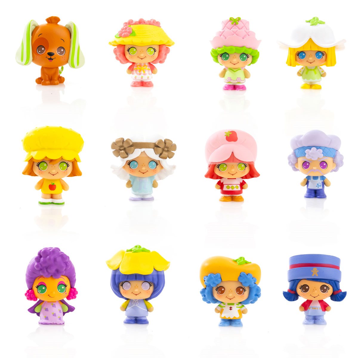 Strawberry Shortcake 1 1/2-Inch Cheebee Mini-Figures Display Case of 12