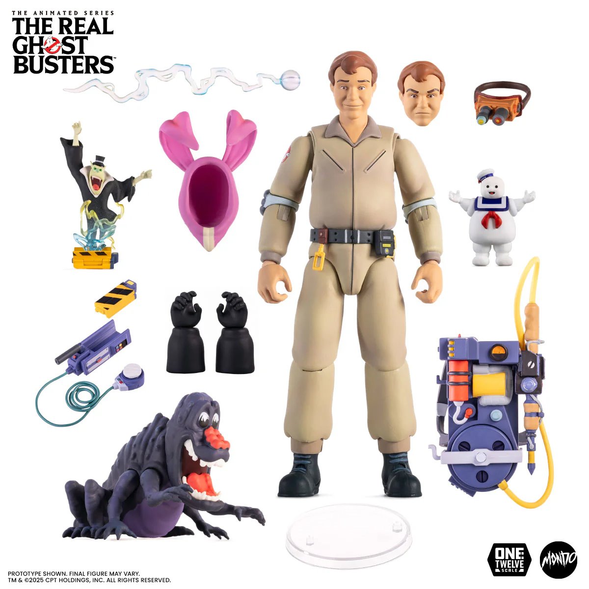 The Real Ghostbusters Ray Stantz 1:12 Scale Action Figure