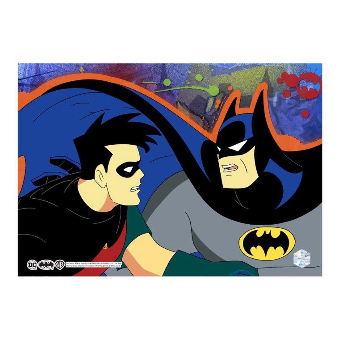 Batman: The Animated Series Christmas with the Joker #1109 Animation Cel Artist Edition Framed Art Print