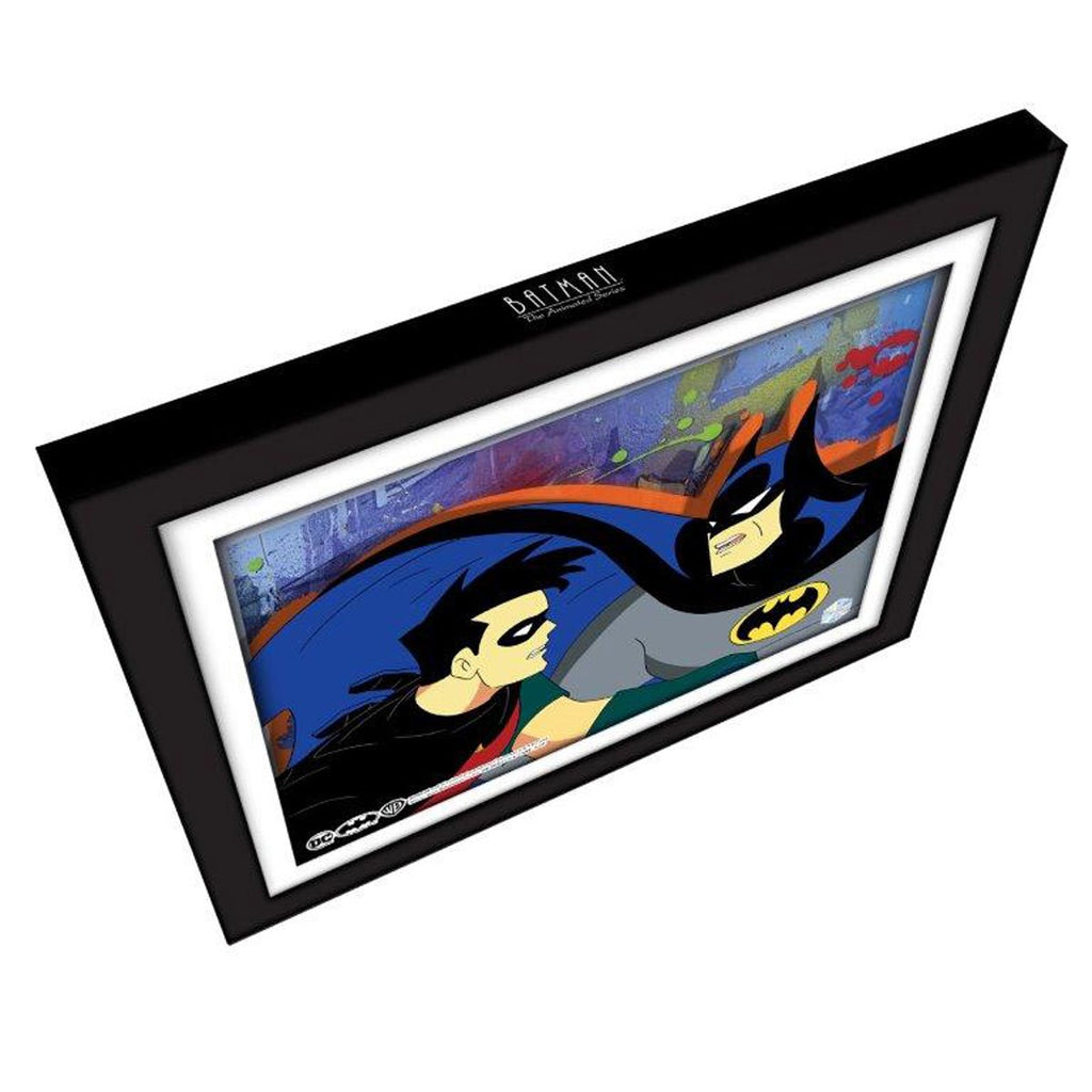 Batman: The Animated Series Christmas with the Joker #1109 Animation Cel Artist Edition Framed Art Print