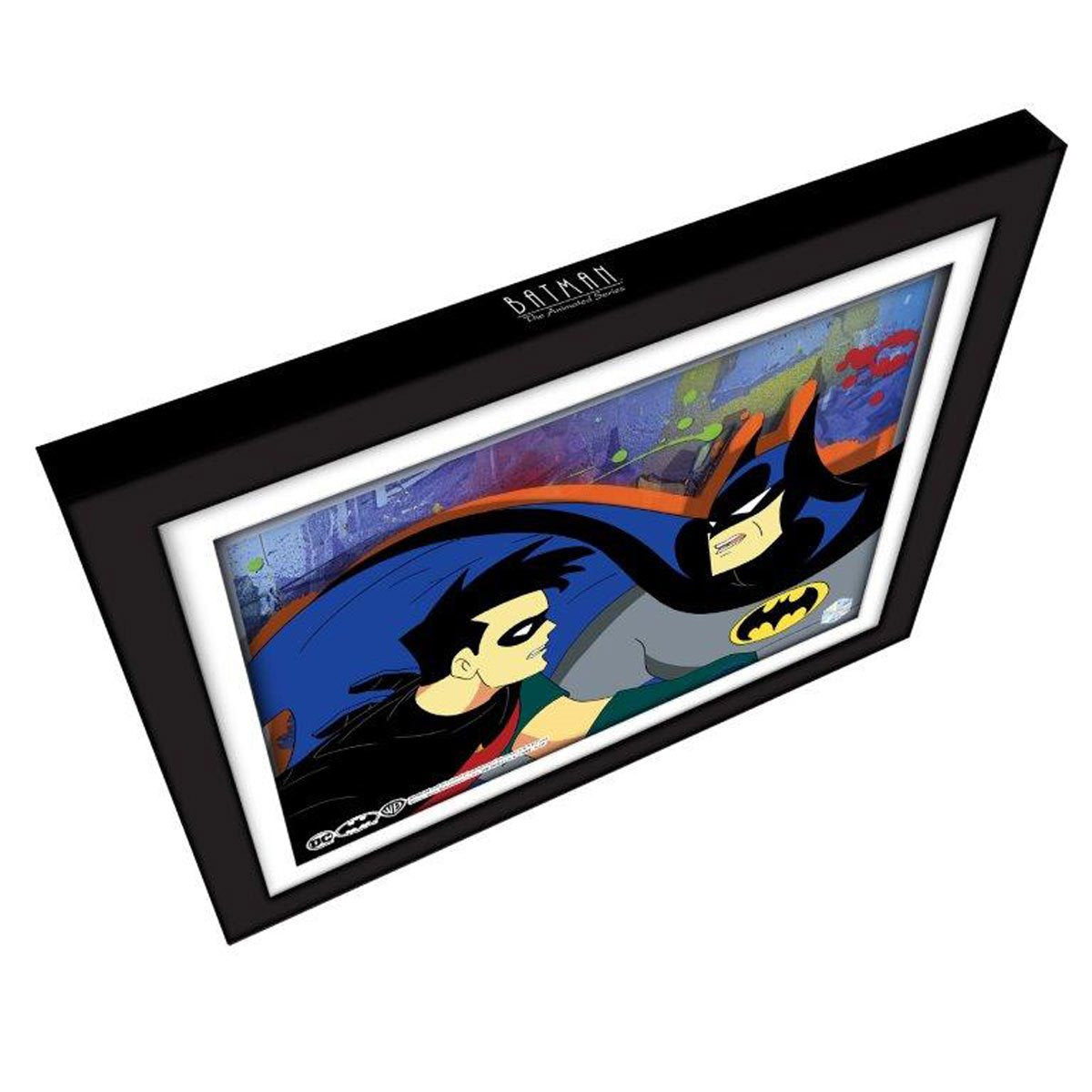 Batman: The Animated Series Christmas with the Joker #1109 Animation Cel Artist Edition Framed Art Print