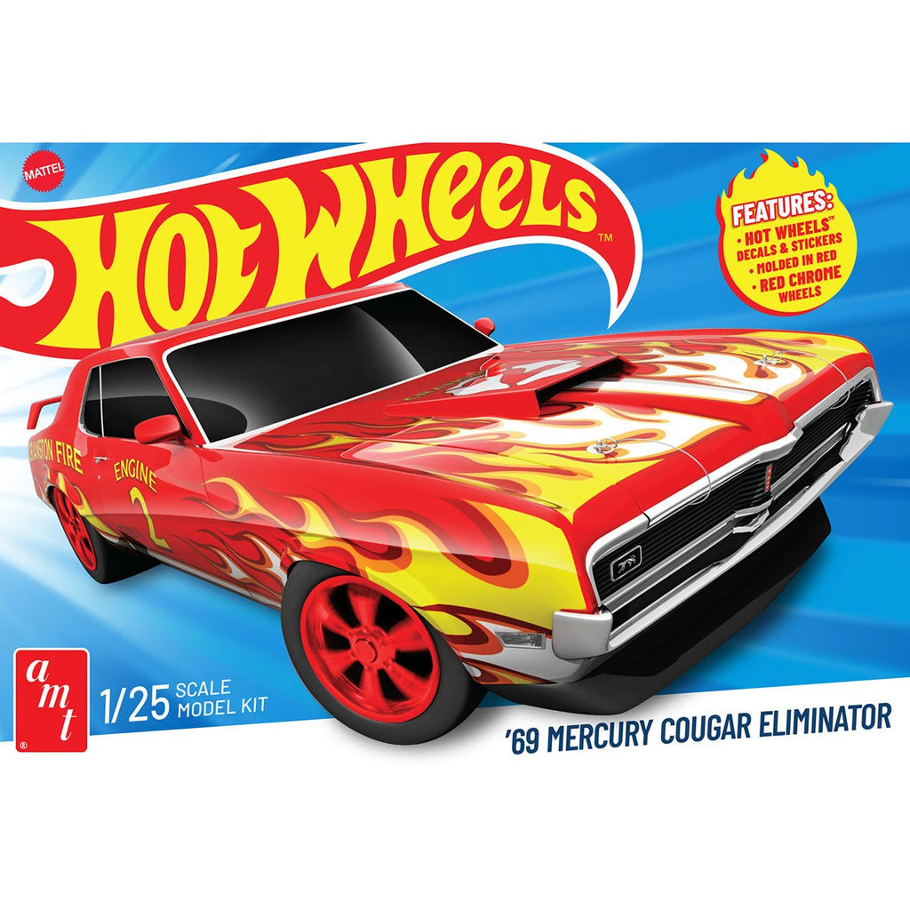 Hot Wheels 1969 Mercury Cougar Eliminator 1:25 Scale Model Kit