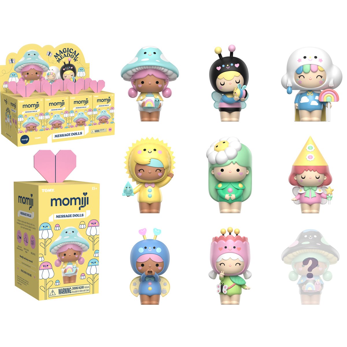 Momiji Magical Meadow Blind-Box Mini-Figure Display of 8