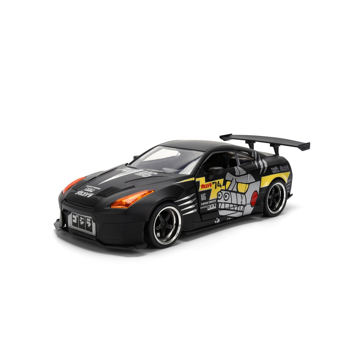 Hollywood Rides Mechagodzilla 2009 Nissan GT-R R35 Ben Sopra 1:24 Scale Die-Cast Metal Vehicle