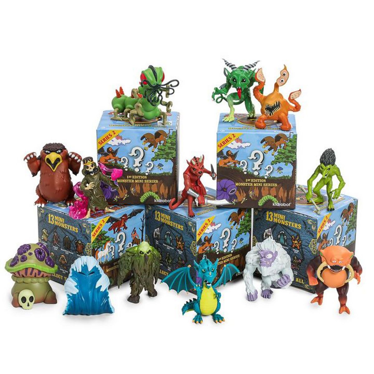 Dungeons & Dragons Series 2 3-Inch Vinyl Mini-Figures Display Case of 24
