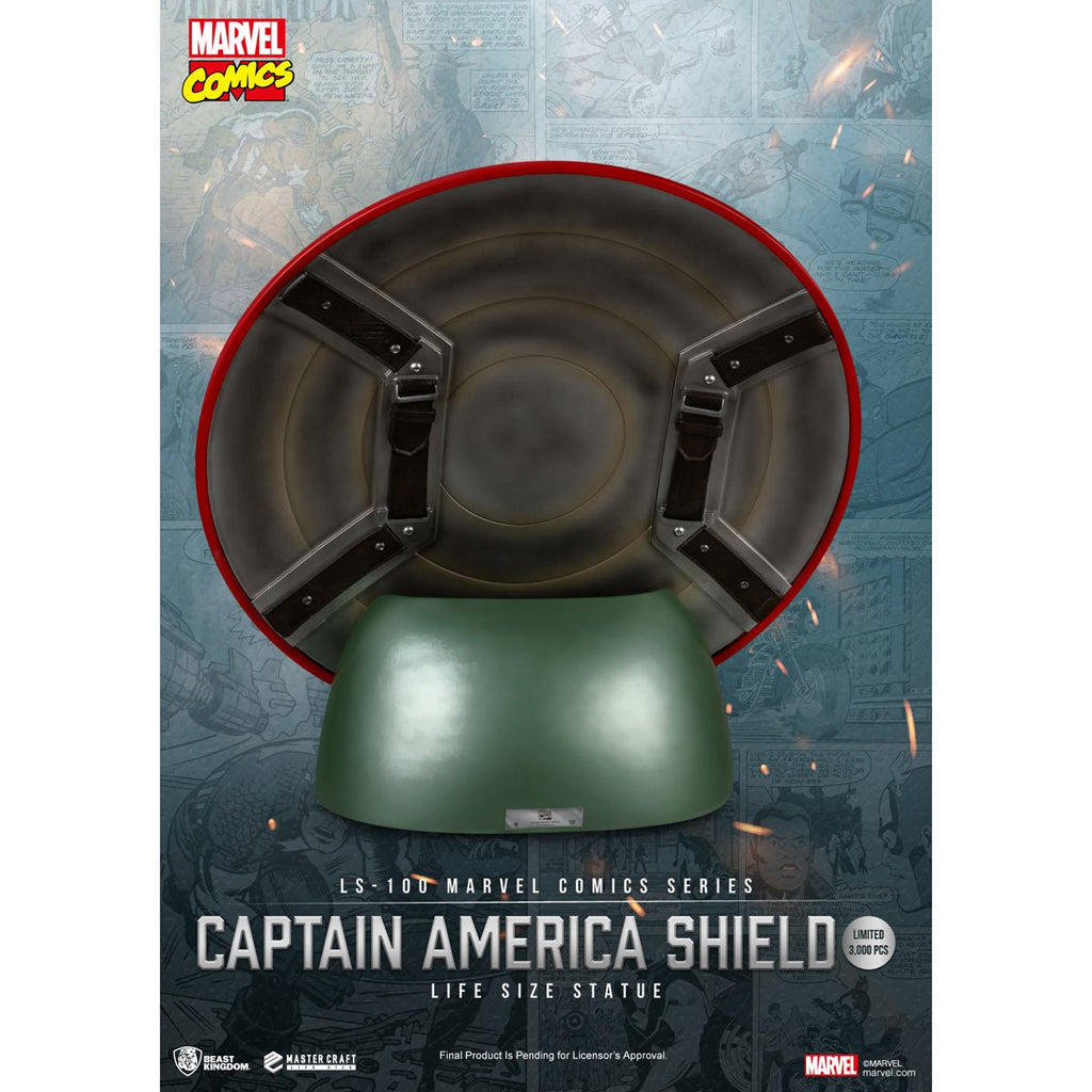 Marvel Comics Series Captain America Life Size Shield LS-100 Master Craft Statue