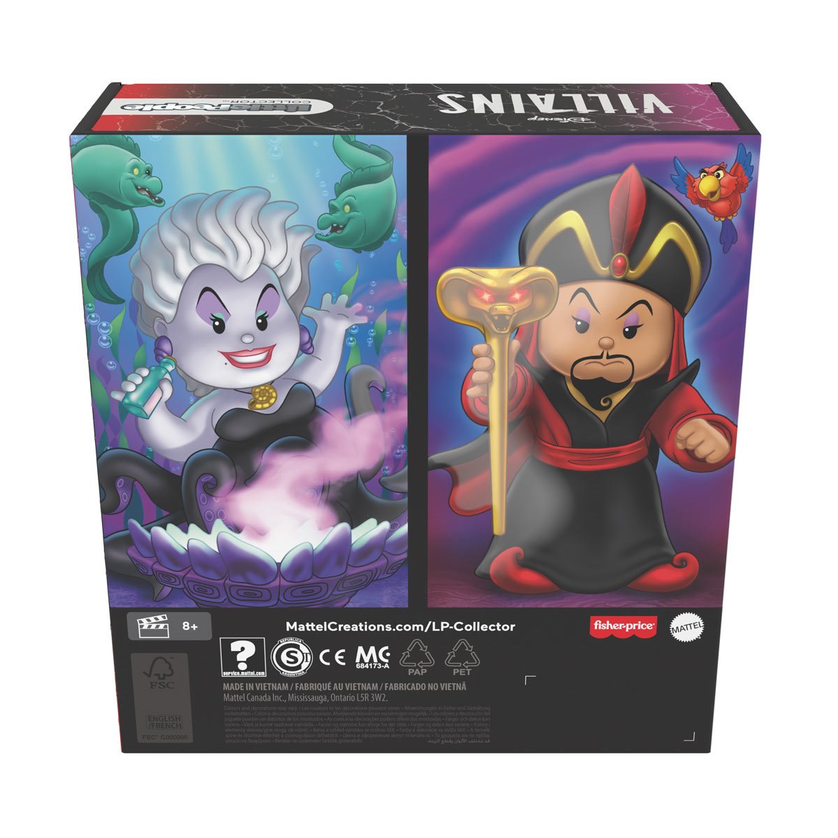 Disney Villains Jafar and Ursula Little People Collector Set