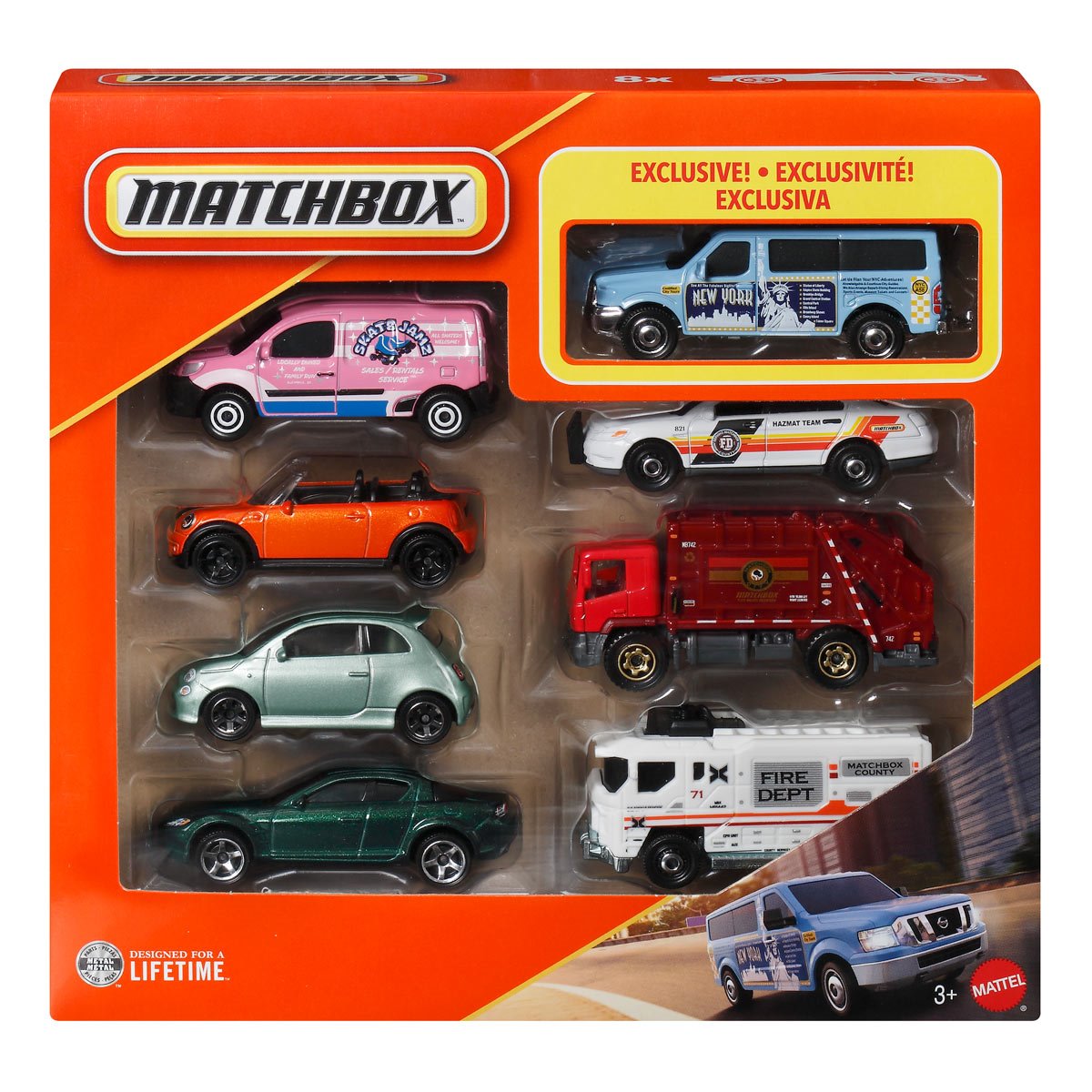 Matchbox 1:64 Scale 2026 Wave 3 Die-Cast Vehicle 8-Pack Case of 6