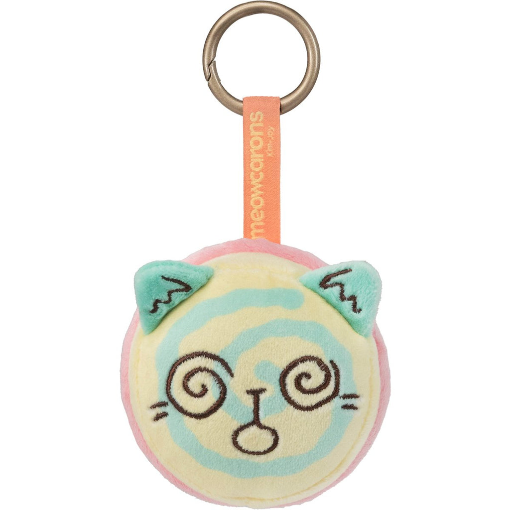 Meowcaron Spiral Plush Bag Charm