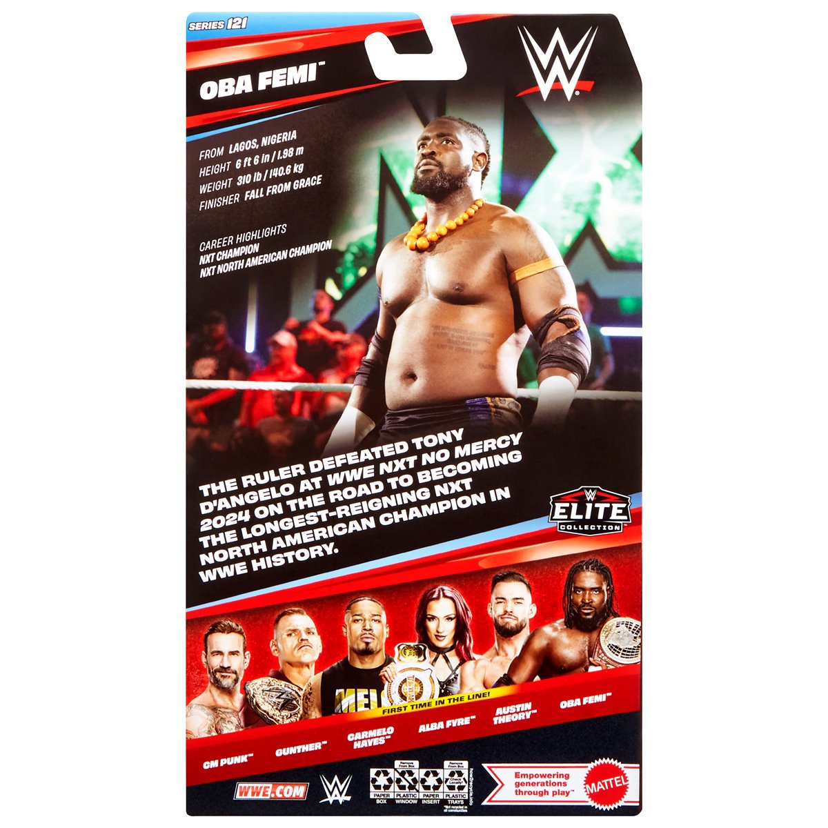 WWE Elite Collection Series 121 Action Figure Case of 8