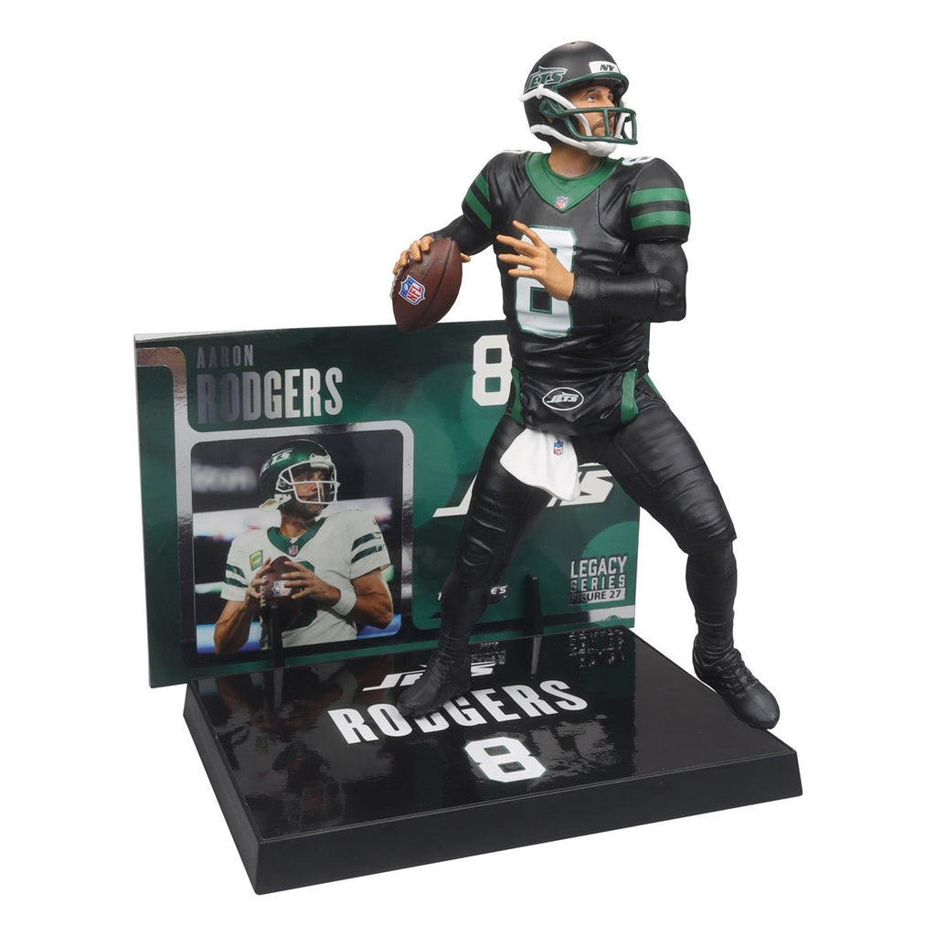 NFL SportsPicks 2024 Wave 2 New York Jets Aaron Rodgers 7-Inch Scale Posed Figure