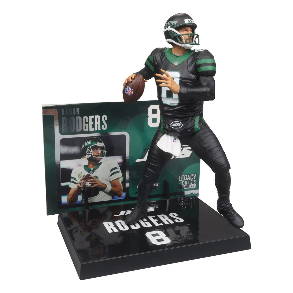 NFL SportsPicks 2024 Wave 2 New York Jets Aaron Rodgers 7-Inch Scale Posed Figure
