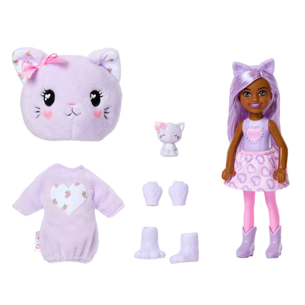 Barbie Chelsea Cutie Reveal Series 2 Doll Case of 4