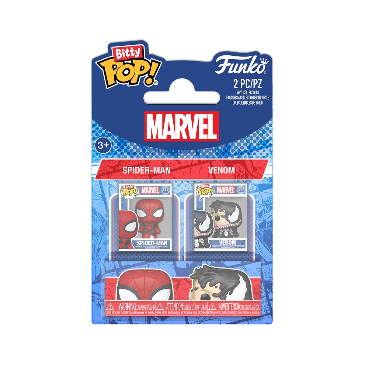 Spider-Man and Venom Funko Bitty Pop! Mini-Figure 2-Pack