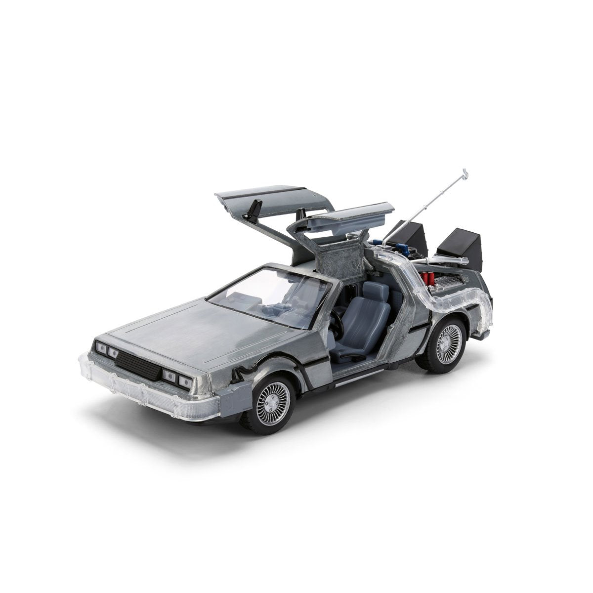Hollywood Rides Back to the Future Time Machine 40th Anniversary 1:24 Scale Die-Cast Metal Vehicle