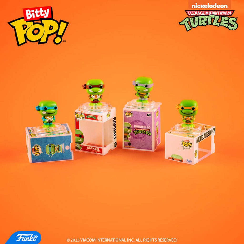 Teenage Mutant Ninja Turtles Funko Bitty Pop! Singles Display Case of 32