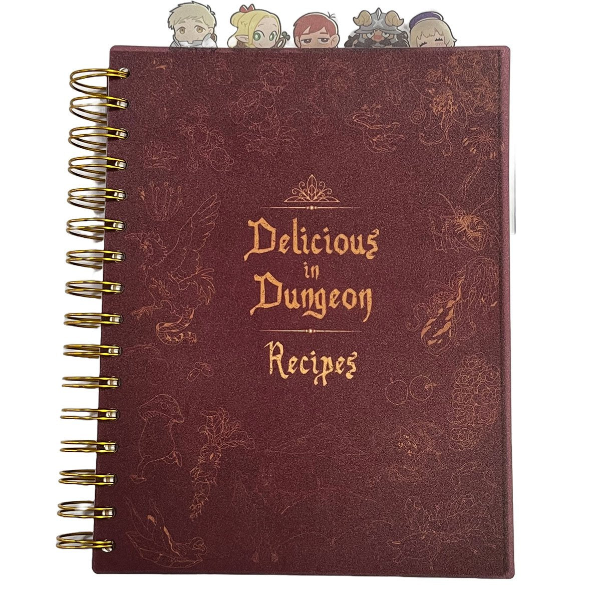 Delicious in Dungeon Recipes Tabbed Notebook