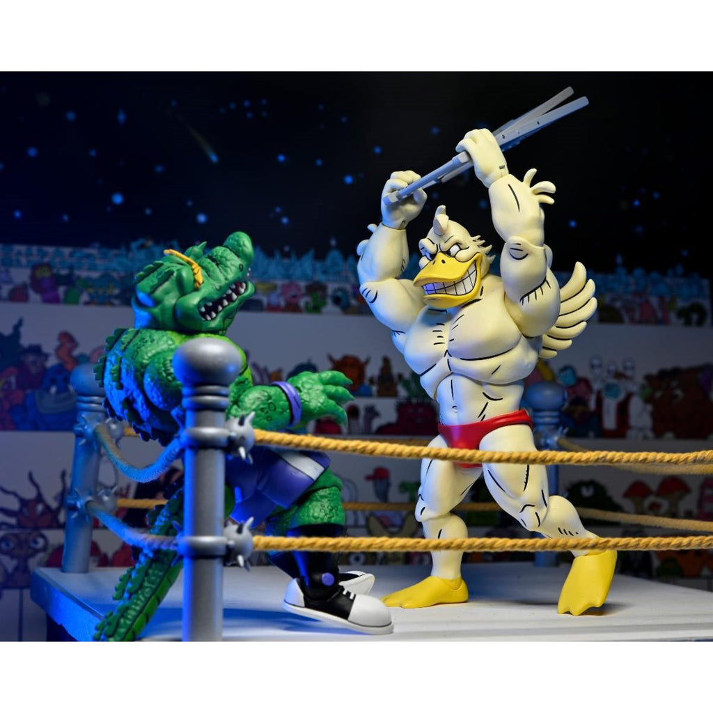Teenage Mutant Ninja Turtles Adventures Archie Comics Stump Wrestling Ace Duck 7-Inch Scale Action Figure