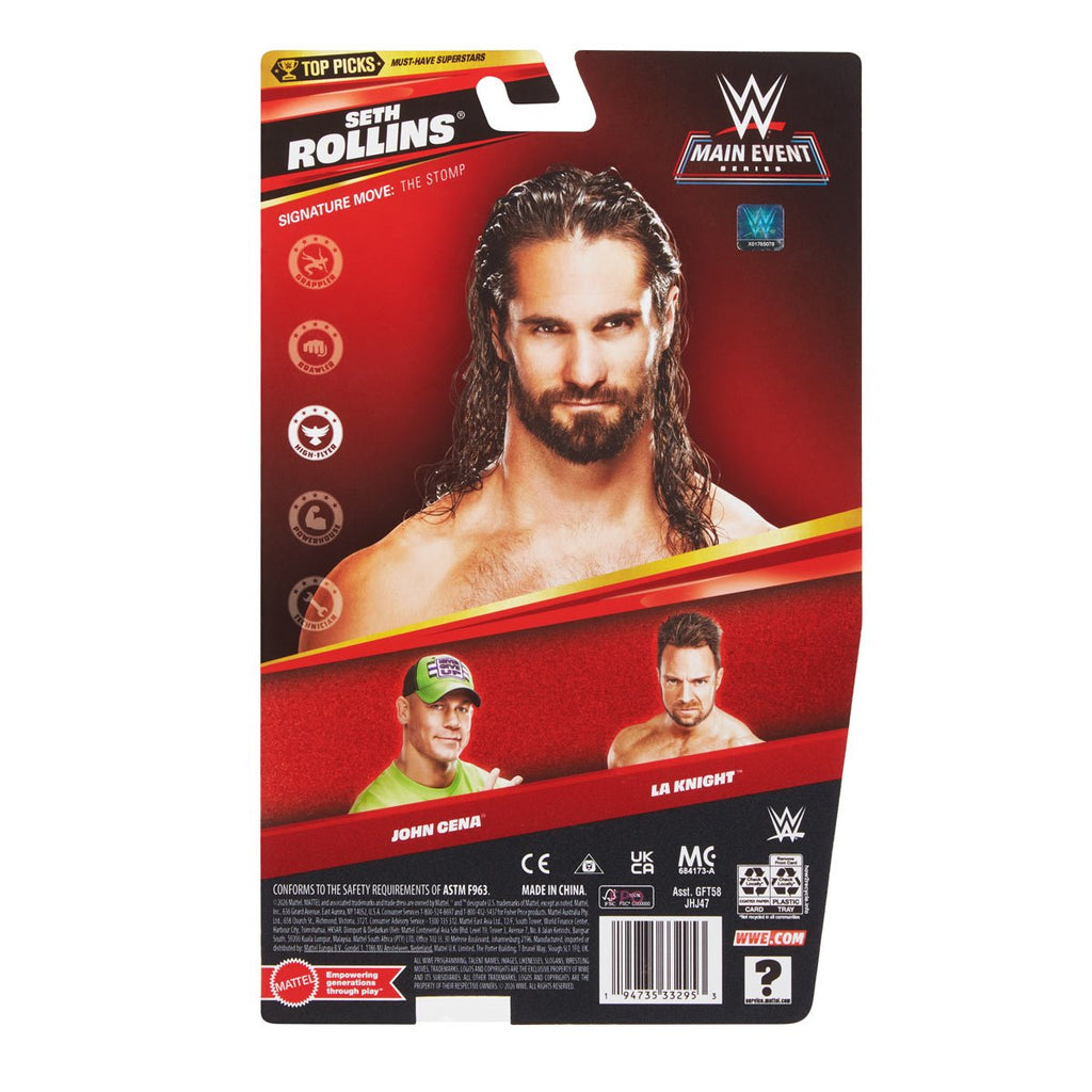 WWE Top Picks Main Event Series 2026 Wave 2 Action Figure Case of 8