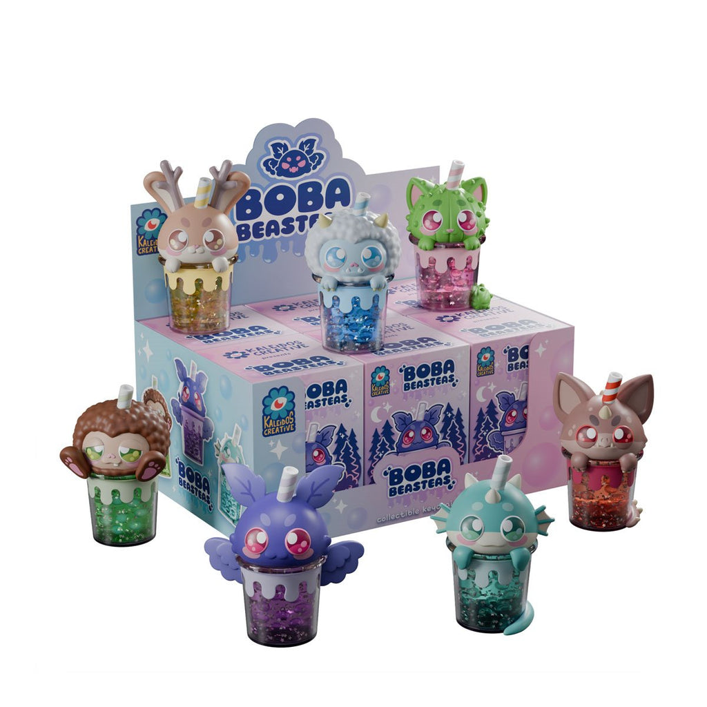 Boba Beasteas Blind-Box Key Chain Case of 6